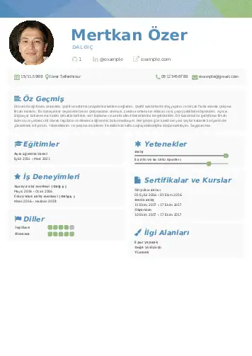 Dalgıç CV Örnekleri cv indir